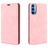 Mobigear Retro Slim OPPO Reno 4 Hülle Klapphülle Geldbörse - Pink