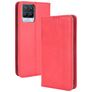 Mobigear Sensation Realme 8 Hülle Klapphülle Geldbörse - Rot
