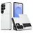 Mobigear Card Samsung Galaxy S26 Ultra Hülle Hardcase Backcover Stoßfest mit Kartenhalter - Weiß