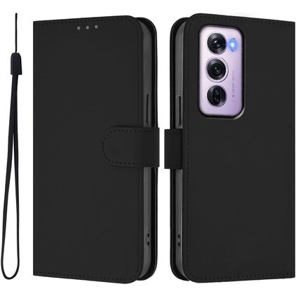 Mobigear Urban Wallet OPPO Reno 12 Pro Hülle Klapphülle Geldbörse - Schwarz