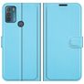 Mobigear Classic Motorola Moto G50 Hülle Klapphülle Geldbörse - Blau