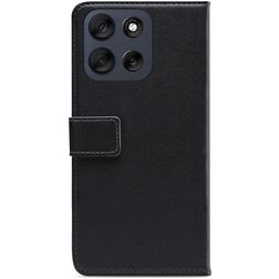 Mobilize Classic Gelly Motorola Moto G56 Hülle Klapphülle Geldbörse - Schwarz