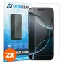 Mobigear iPhone 16 Pro Panzerglas Gehärtetes Glas Displayschutz - Hüllenfreundlich (2er Pack)