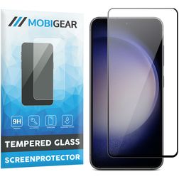 Mobigear Premium Samsung Galaxy S23 FE Panzerglas Gehärtetes Glas Displayschutz - Hüllenfreundlich - Schwarz