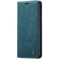 Caseme 013 Samsung Galaxy A21s Hülle Klapphülle Geldbörse - Blau