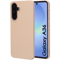 Mobiparts Slim Line Samsung Galaxy A36 MagSafe Hülle Hardcase Backcover - Dune Sand
