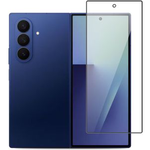 Mobigear Premium Samsung Galaxy Z Fold 7 Panzerglas Gehärtetes Glas Displayschutz - Hüllenfreundlich - Schwarz