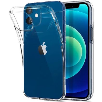 Mobigear Ultra Thin Durchsichtig iPhone 12 Pro Hülle Flexibles TPU Extra Dünn Backcover - Transparent