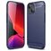 Mobigear Brushed Slim iPhone 14 Hülle Flexibles TPU Backcover - Blau