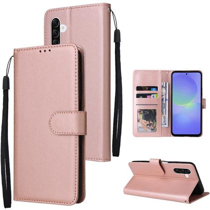 Mobigear Wallet Samsung Galaxy A57 Hülle Klapphülle Geldbörse - Roségold