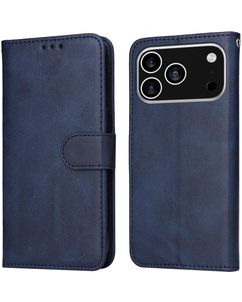 Mobigear Wallet iPhone 18 Pro Klapphülle Portemonnaie - Blau