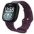 Mobigear Sport Dual Silikon Fitbit Sense Armband Drückerschließe - Lila