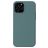 Mobigear Rubber Touch iPhone 13 Mini Silikon Hülle Backcover - Pine Green