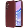 Mobiparts Samsung Galaxy A15 Silikon Hülle Backcover - Plum Red
