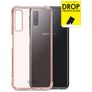My Style Protective Flex Samsung Galaxy A7 (2018) Hülle Flexibles TPU Backcover Stoßfest - Soft Pink