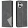 Mobigear Rhombus Slim iPhone 17 Hülle Klapphülle - Schwarz