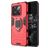 Mobigear Armor Ring OnePlus 10T Hülle Hardcase Backcover Stoßfest mit Ringhalter - Rot