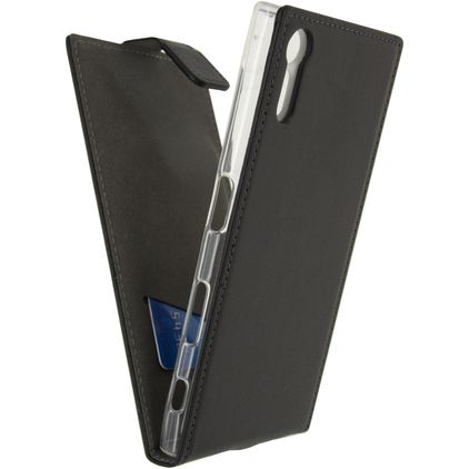 Mobilize Classic Gelly Sony Xperia XZ Hülle Flipcase - Schwarz