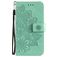 Mobigear Flowers OPPO A54 5G Klapphülle Portemonnaie - Türkis