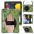 Mobigear SureGrip XGuard iPad 8 (2020) Hülle Kunststoff,Silikon Backcover + Stifthalter + Schulterträger + Ständer - Camouflage