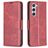 Mobigear Excellent Samsung Galaxy S24 Hülle Klapphülle Geldbörse - Rot