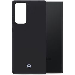 Mobilize Rubber Gelly Samsung Galaxy S23 Ultra Hülle Flexibles TPU Backcover - Matt Black