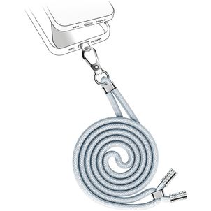 Valenta Lanyard Universal-Handykette einstellbar - Grau