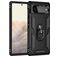 Mobigear Armor Ring Google Pixel 6 Hülle Hardcase Backcover Stoßfest mit Ringhalter - Schwarz