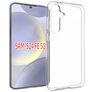 Mobigear Cushion Durchsichtig Samsung Galaxy S24 FE Hülle Flexibles TPU Backcover - Transparent