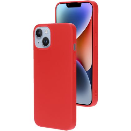 Mobiparts iPhone 14 Silikon Backcover - Scarlet Red