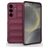 Mobigear Bumpy Samsung Galaxy S25 Hülle Flexibles TPU Backcover - Rot