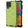 Mobigear Honeycomb Samsung Galaxy M33 Hülle Hardcase Backcover Stoßfest - Grün