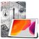 Mobigear Tri-Fold iPad 7 (2019) Klapphülle - Eiffelturm