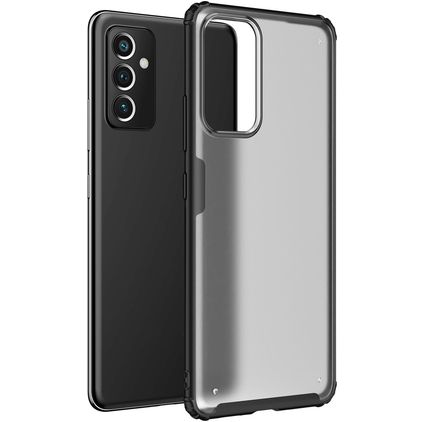 Mobigear Shockproof Samsung Galaxy A82 5G Hülle Hardcase Backcover Stoßfest - Schwarz