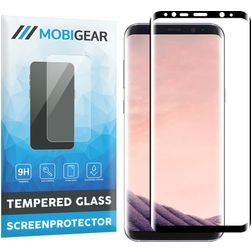 Mobigear Premium Samsung Galaxy S8 Plus Panzerglas Displayschutz - Hüllenfreundlich - Schwarz