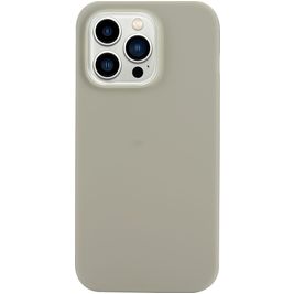 Mobigear Colors iPhone 14 Pro Max Hülle Flexibles TPU Backcover - Grau