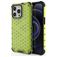 Mobigear Honeycomb iPhone 14 Hülle Hardcase Backcover Stoßfest - Grün