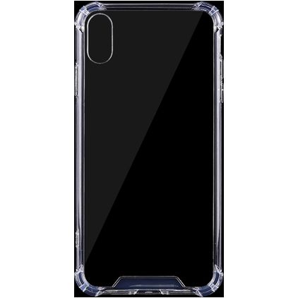 Mobigear Cushion Durchsichtig iPhone XR Hülle Flexibles TPU Backcover Stoßfest - Transparent