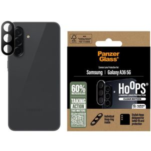 PanzerGlass Hoops Samsung Galaxy A36 Gehärtetes Glas Kameralinsen Schutz - Hüllenfreundlich