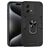 Mobigear Armor Ring Motorola Moto G84 Hülle Hardcase Backcover Stoßfest mit Ringhalter - Schwarz