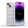 Mobigear Bumpy iPhone 15 Plus Hülle Flexibles TPU Backcover - Weiß