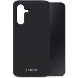 Mobilize Rubber Gelly Samsung Galaxy A17 Hülle Flexibles TPU Backcover - Schwarz