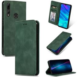 Mobigear Retro Slim Huawei P Smart Plus (2019) Hülle Klapphülle - Grün