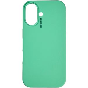 Nudient Base iPhone 16 Plus Silikon Hülle Backcover - Mint Green