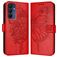 Mobigear Butterfly Samsung Galaxy A16 Hülle Klapphülle Geldbörse - Rot