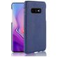 Mobigear Croco Samsung Galaxy S10e Hülle Hardcase Backcover - Blau