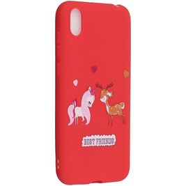 Mobigear Design HONOR 8S Hülle Flexibles TPU Backcover - Lovers