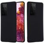 Mobigear Rubber Touch Samsung Galaxy S21 Ultra Silikon Hülle Backcover - Schwarz