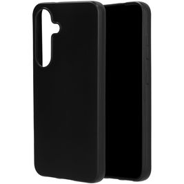 Mobiparts Classic Samsung Galaxy S25 Hülle Flexibles TPU Backcover - Schwarz