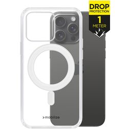Mobilize Naked Protection Transparent iPhone 15 Pro Max MagSafe Hardcase Backcover Shockproof - Transparent